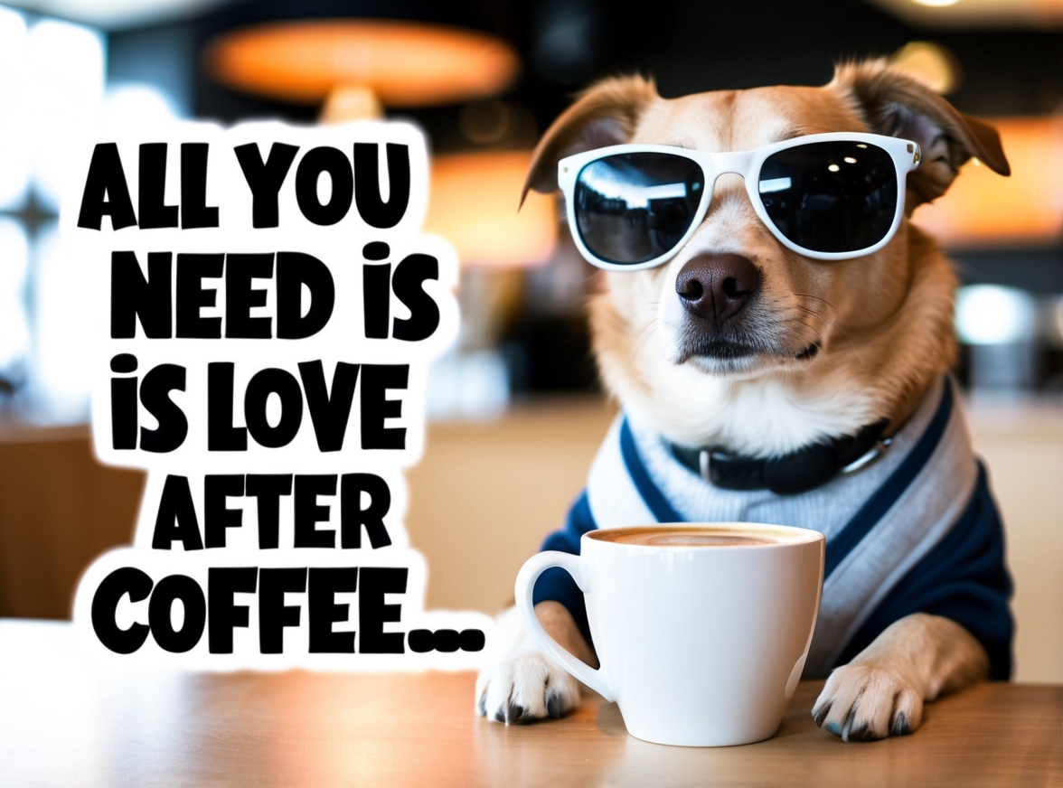 All you need is love after coffee…
