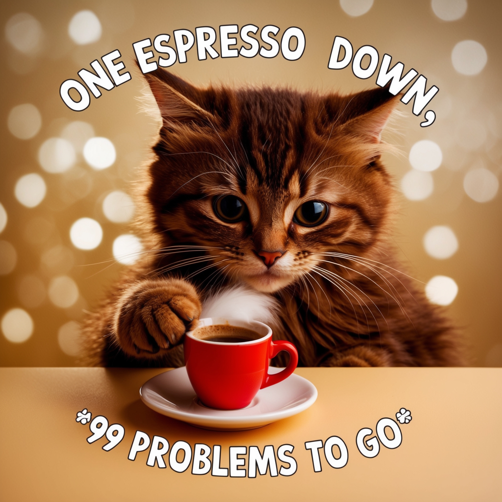 One espresso down, 99 problems to go